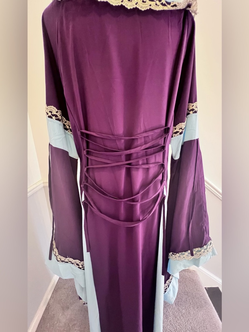 Purple & Light Blue Ren Fair Dress - Picture 4 of 8